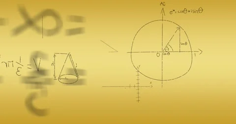 Animation of mathematical equations on o... | Stock Video | Pond5