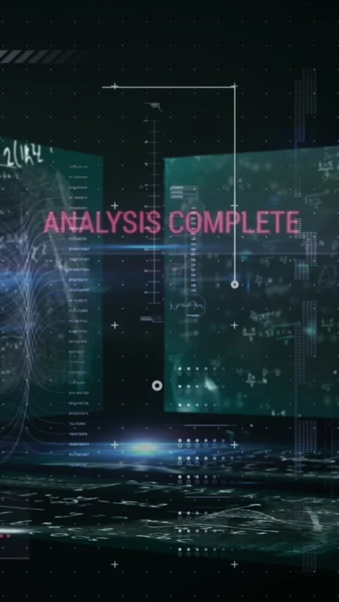 Animation of mathematical equations over data processing on black background Stock Footage 343919904