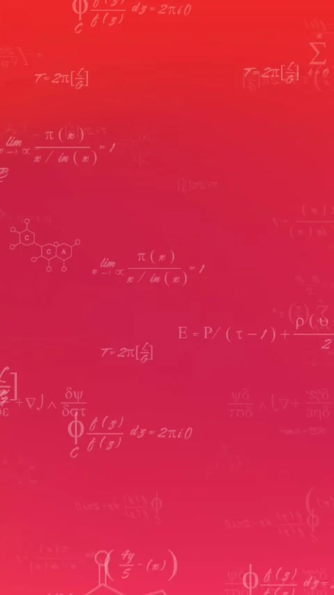 Animation of mathematical formulae and data processing Stock Footage 343548032