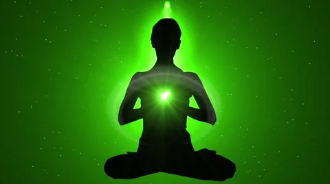 Animation Meditation with Flare 06 Stock Footage 45913196