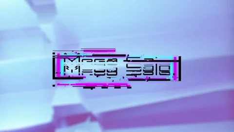 Animation of mega sale text in rectangle with abstract pattern over blue Stock Footage 250591829