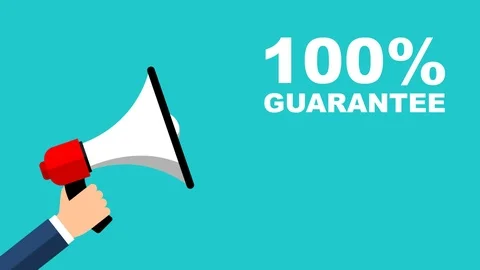 Animation megaphone 100% guarantee Stock Footage 102276689