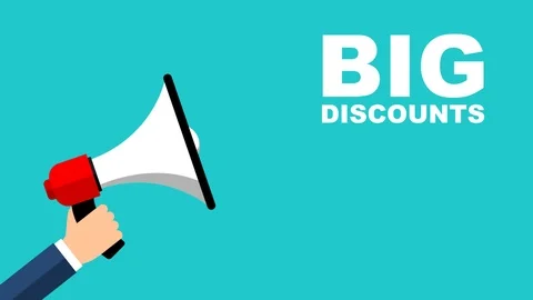 Animation megaphone big discounts Stock Footage 102277412