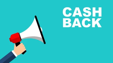 Animation megaphone cash back Stock Footage 102277376