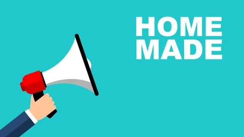 Animation megaphone home made Stock Footage 102277340