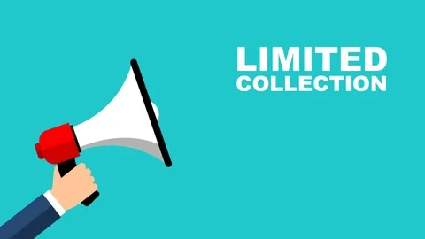 Animation megaphone limited collection Stock Footage 102276154