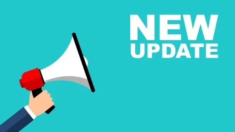 Animation megaphone new update Stock Footage 102277788