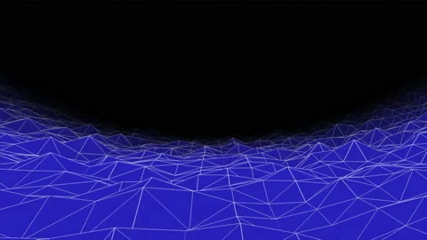 Animation of mesh virtual surface. Anima... | Stock Video | Pond5