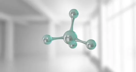 Animation of micro of molecules models o... | Stock Video | Pond5