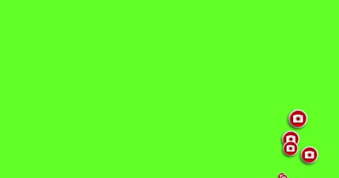 Animation modern abstract camera icons motion background. Stock Footage 89371162