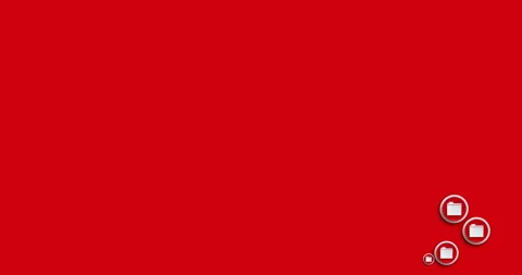 Animation modern abstract folder icons motion background. Stock Footage 89458542