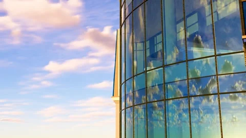 Animation of Modern building architecture Stock Footage 253515756