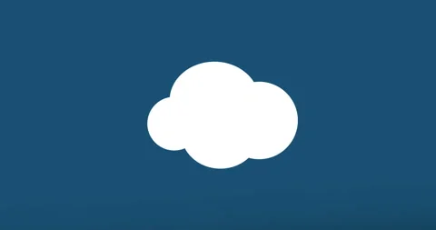 Animation - modern cloud glitch background. Stock Footage 94345557