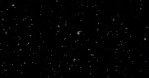 Animation - modern falling snow background. Christmas snowflake backdrop. Stock Footage 83831721