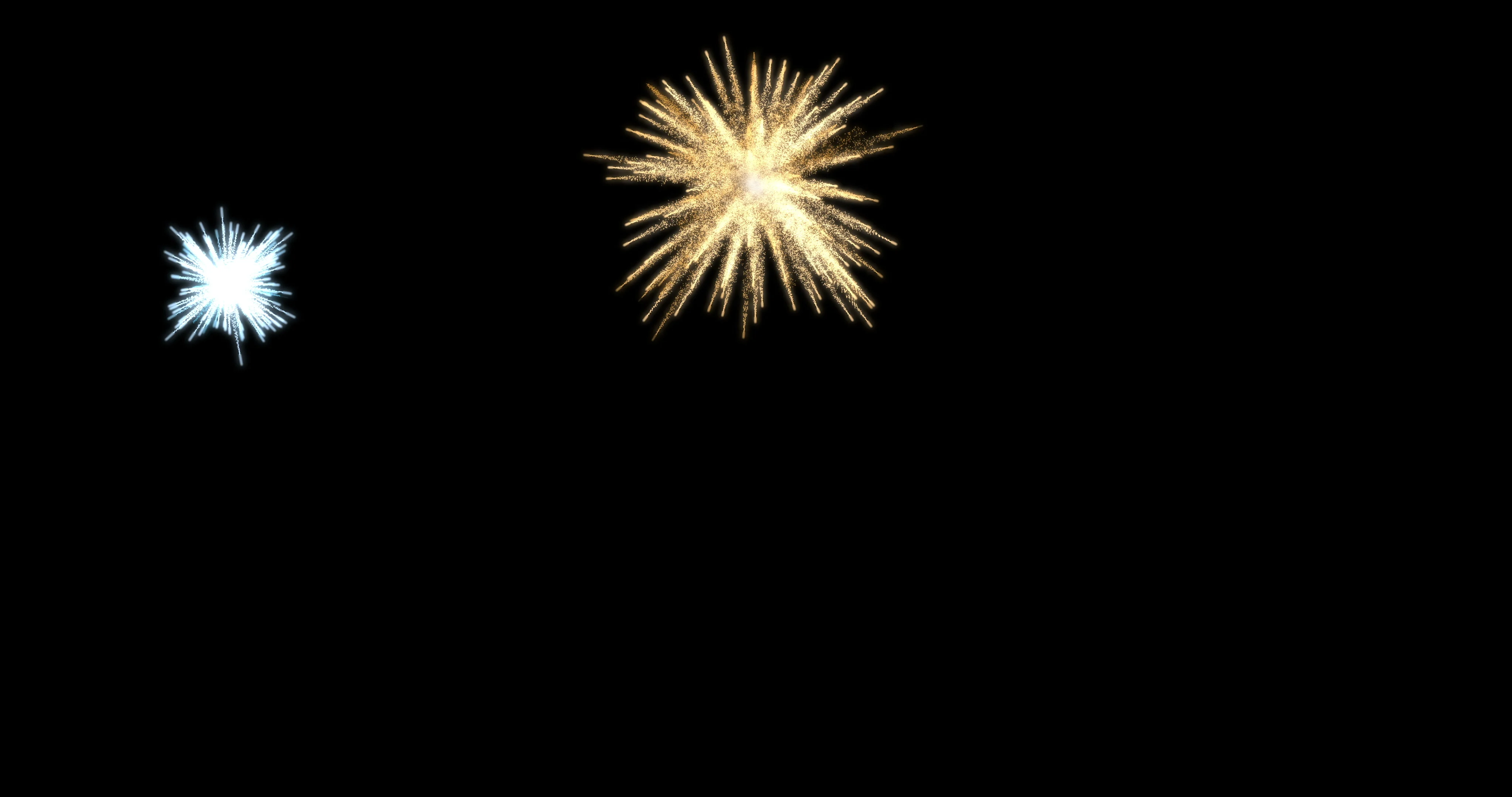 animated fireworks background
