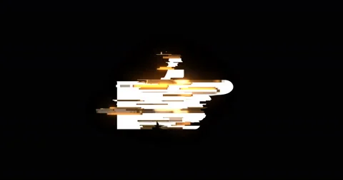 Animation - modern hand glitch background. Stock Footage 94462075