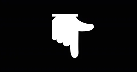 Animation - modern hand glitch background. Stock Footage 94462120