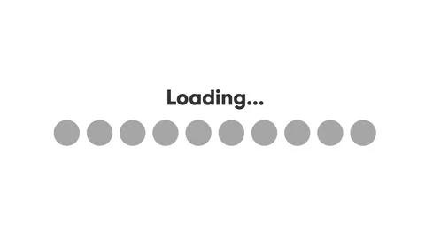 Animation of modern loading bar on white Stock Footage 128063215