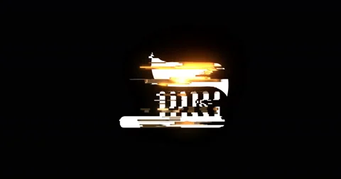 Animation - modern tooth glitch background. Stock Footage 94960575