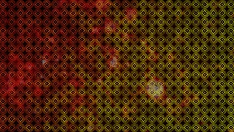 Animation of molecules and rows of pattern moving on black background Stock Footage 326039017