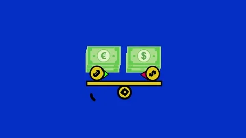 Animation money change Video stock 297205719