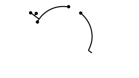 Animation motion circle pcb style high tech background Stock Footage 131891609