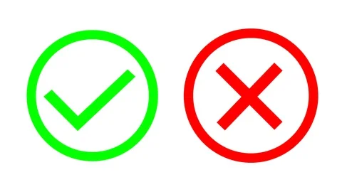 Animation in motion graphics of a check  symbol. Vídeo Stock 128220536