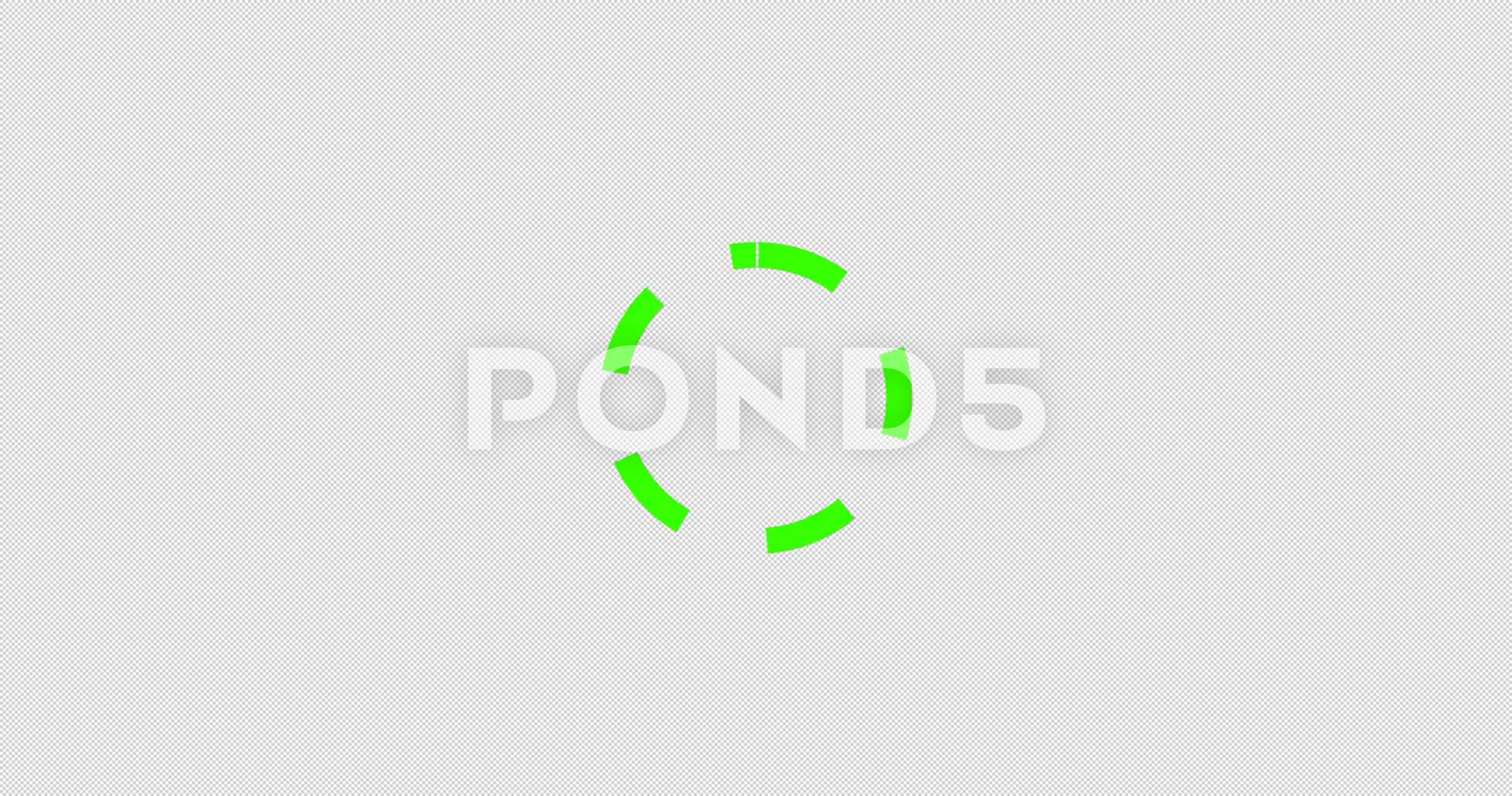 Animation in motion graphics of a green , Stock Video