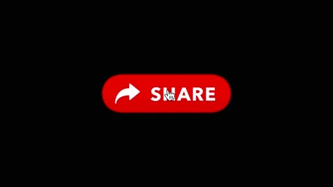 Animation of a mouse cursor hitting Rounded animated Share icon computer Video stock 147593819