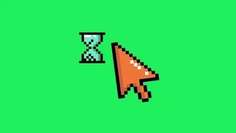 Animation mouse cursor isolate. Stock Footage 142774530