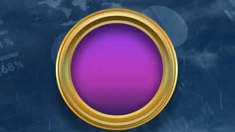 Animation of moving clock over graph on blue background Stock Footage 328363019