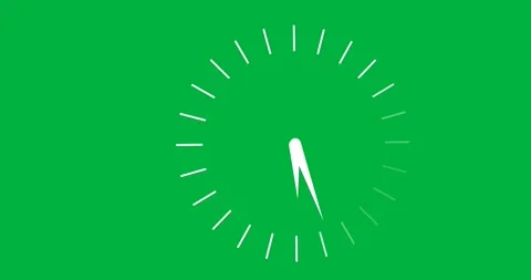 Animation of moving clock rotating on tr... | Stock Video | Pond5