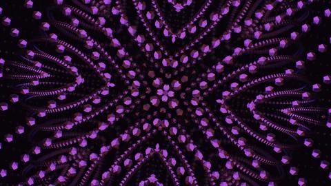 Animation with moving linear patterns of dots. Design. Moving dotted lines in Ilustração Stock