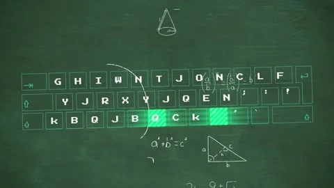 Animation of moving mathematical formula... | Stock Video | Pond5