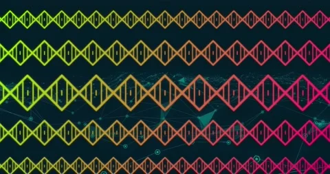 Animation of moving shapes on black back... | Stock Video | Pond5