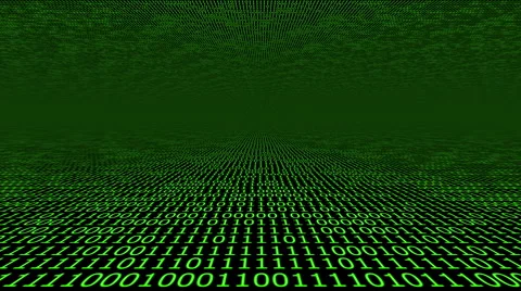 Animation moving through vast interior of binary supercomputer 스톡 동영상 43419566