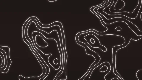 Animation of moving white map of lines o... | Stock Video | Pond5