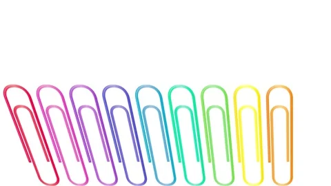 Animation with multi color clips Stock Footage 310790587