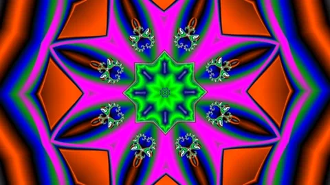 Animation of a multicolored abstract background Видео 136722318