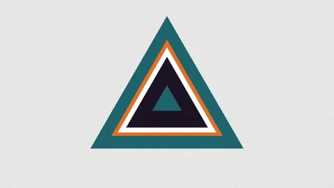 Animation with multicolored triangles for creative transitions and backgrounds. Stock-Footage 278140917