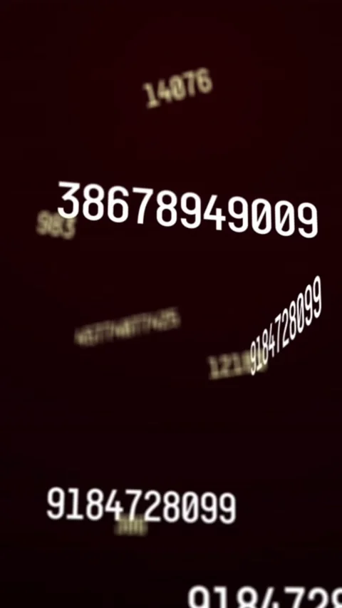 Animation of multiple changing numbers and data processing against red Stock Footage 344635940