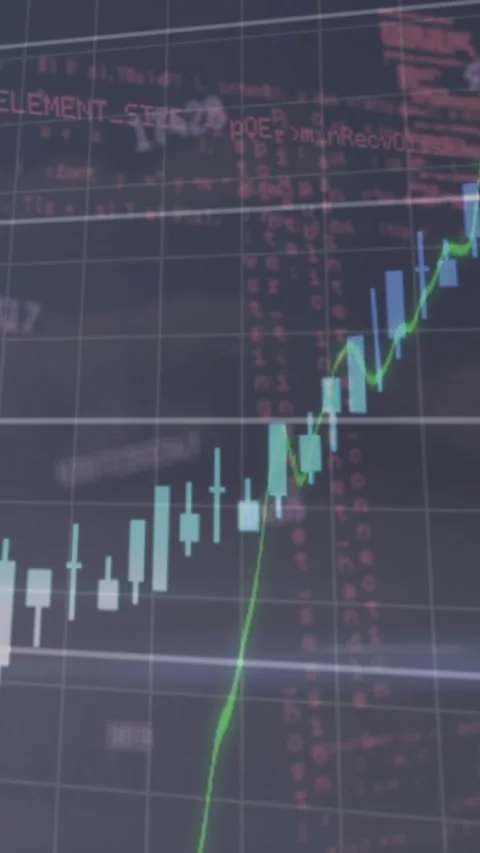 Animation of multiple changing numbers and financial data processing against Stock Footage 344693502