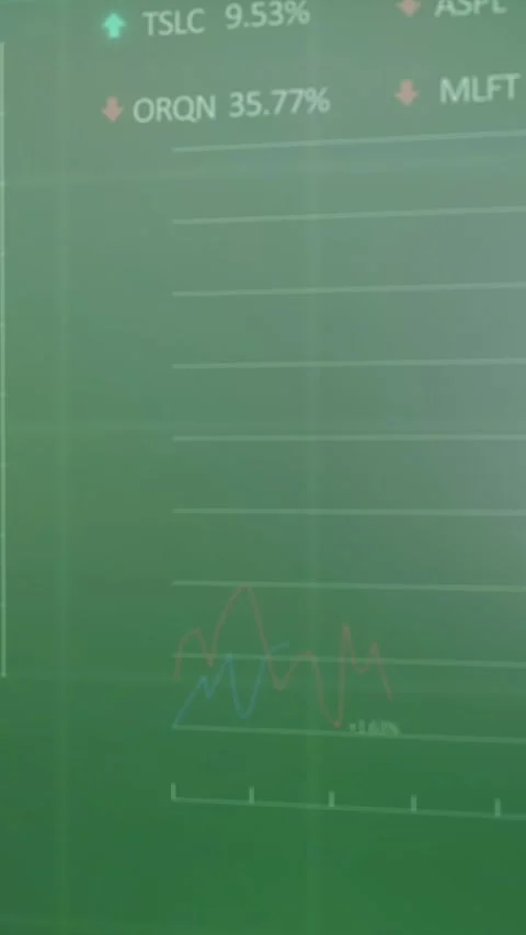 Animation of multiple graphs, loading circles and trading boards against green Stock Footage 344765933