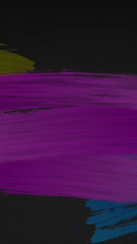 Animation of multiple science textbook icons over paint brush strokes with copy Stock Footage 342601002