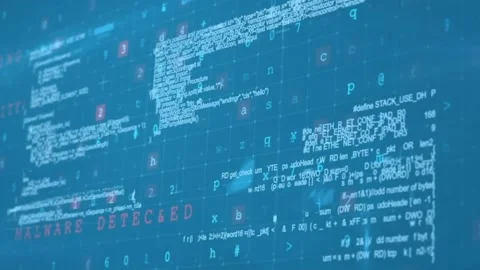 Animation of multiple texts, alphabets, numbers, symbol, programming language Stock Footage 221007734