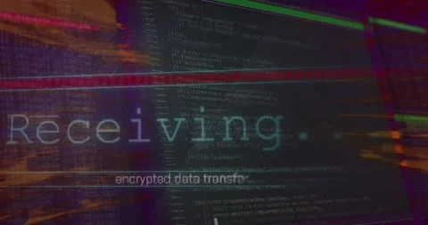 Animation of multiple texts and loading bar over computer language against Stock Footage 238061034