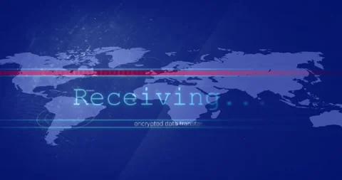 Animation of multiple texts, loading bar and computer language over map against Stock Footage 247907557