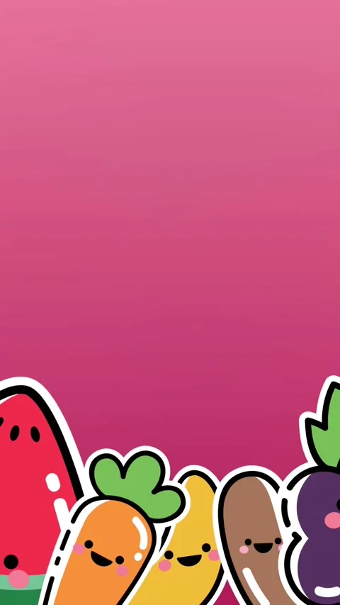 Animation of multiple vegetables and fruits icons on purple background Stock Footage 319925667