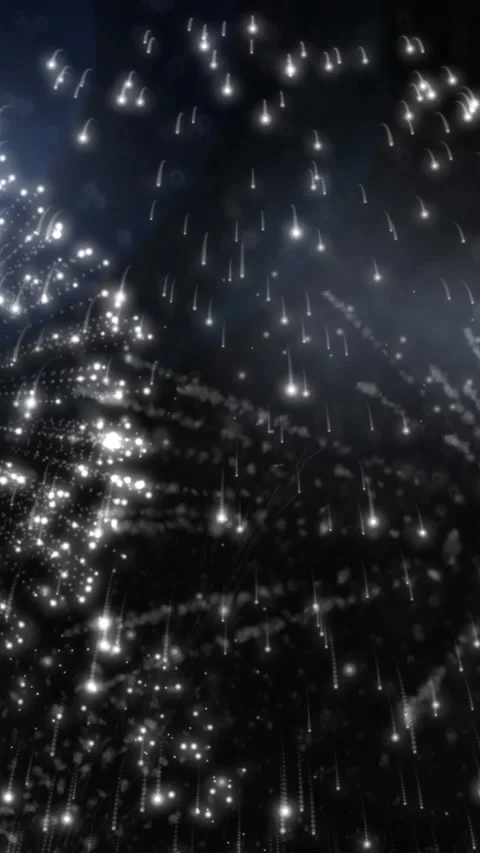 Animation of multiple white fireworks exploded on black background Stock Footage 319925786