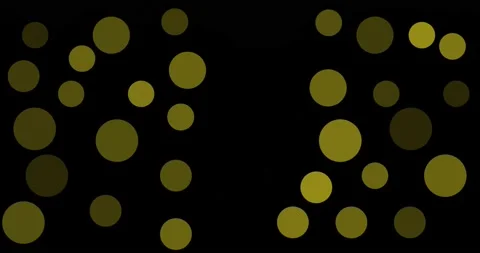 Animation of multiple yellow spots float... | Stock Video | Pond5